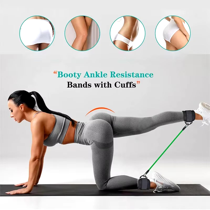 Resistance Fitness Bands Set Ankle Straps Unisex