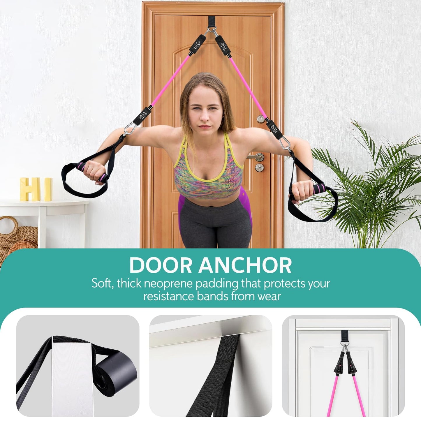 Pilates Bar Kit with Resistance Bands,Pilates Bar with Stackable Bands 