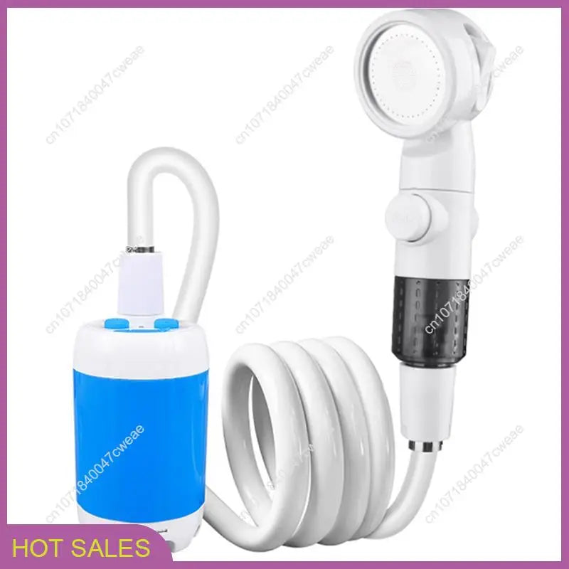 Rechargeable Electric Outdoor Camp Shower Pump, Suitable for Traveling/Camping