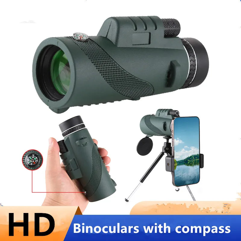 40X60 HD Waterproof Telescope with Smartphone 