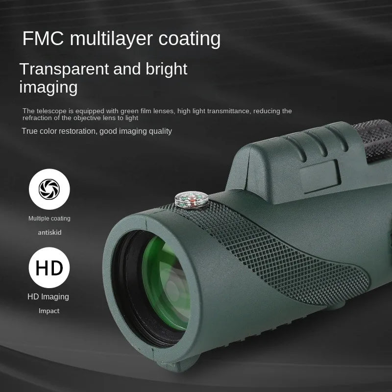 40X60 HD Waterproof Telescope with Smartphone 