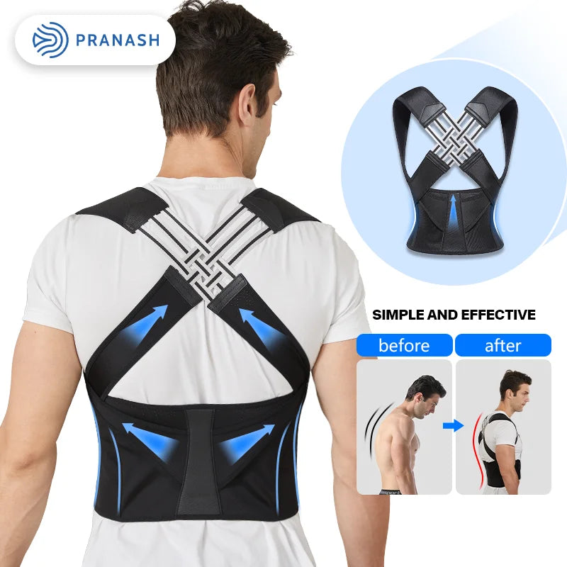 Adjustable Back Posture Corrector Belt Unisex