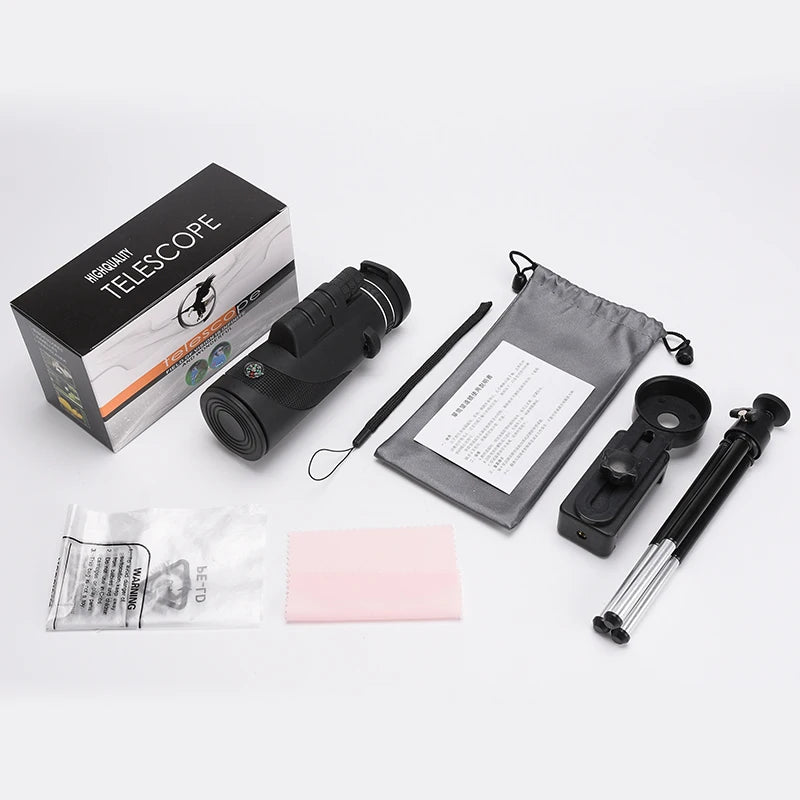 40X60 HD Waterproof Telescope with Smartphone 