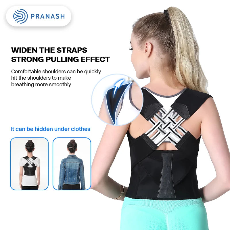 Adjustable Back Posture Corrector Belt Unisex