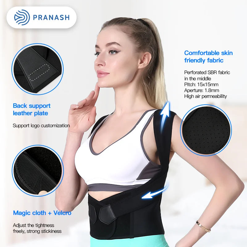 Adjustable Back Posture Corrector Belt Unisex