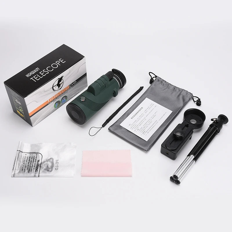 40X60 HD Waterproof Telescope with Smartphone 