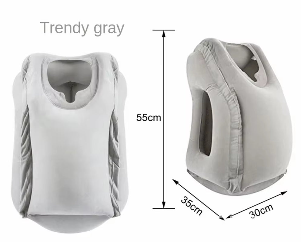  Inflatable Air Cushion Travel Pillow 