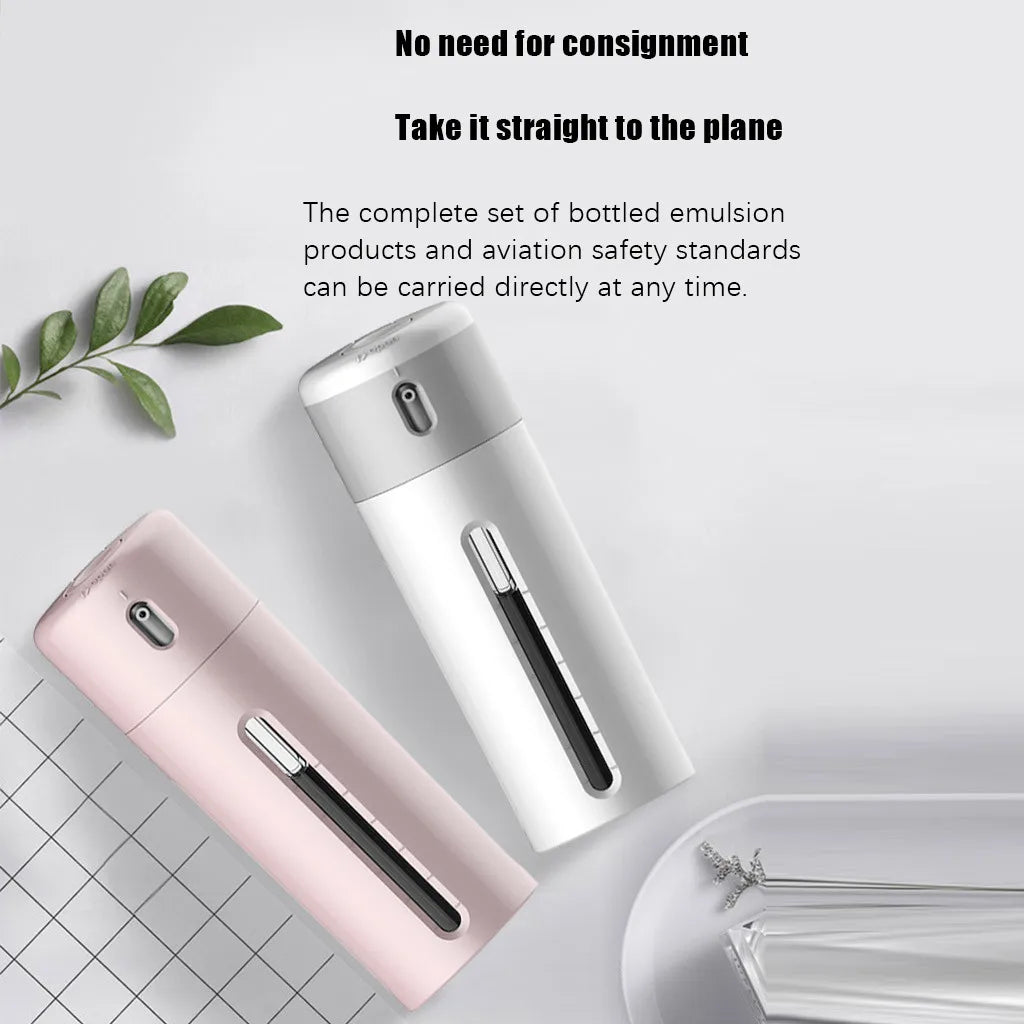 Travel Dispenser 4 in 1 Split Bottle Shampoo/Lotion/Shower Gel/Soap 