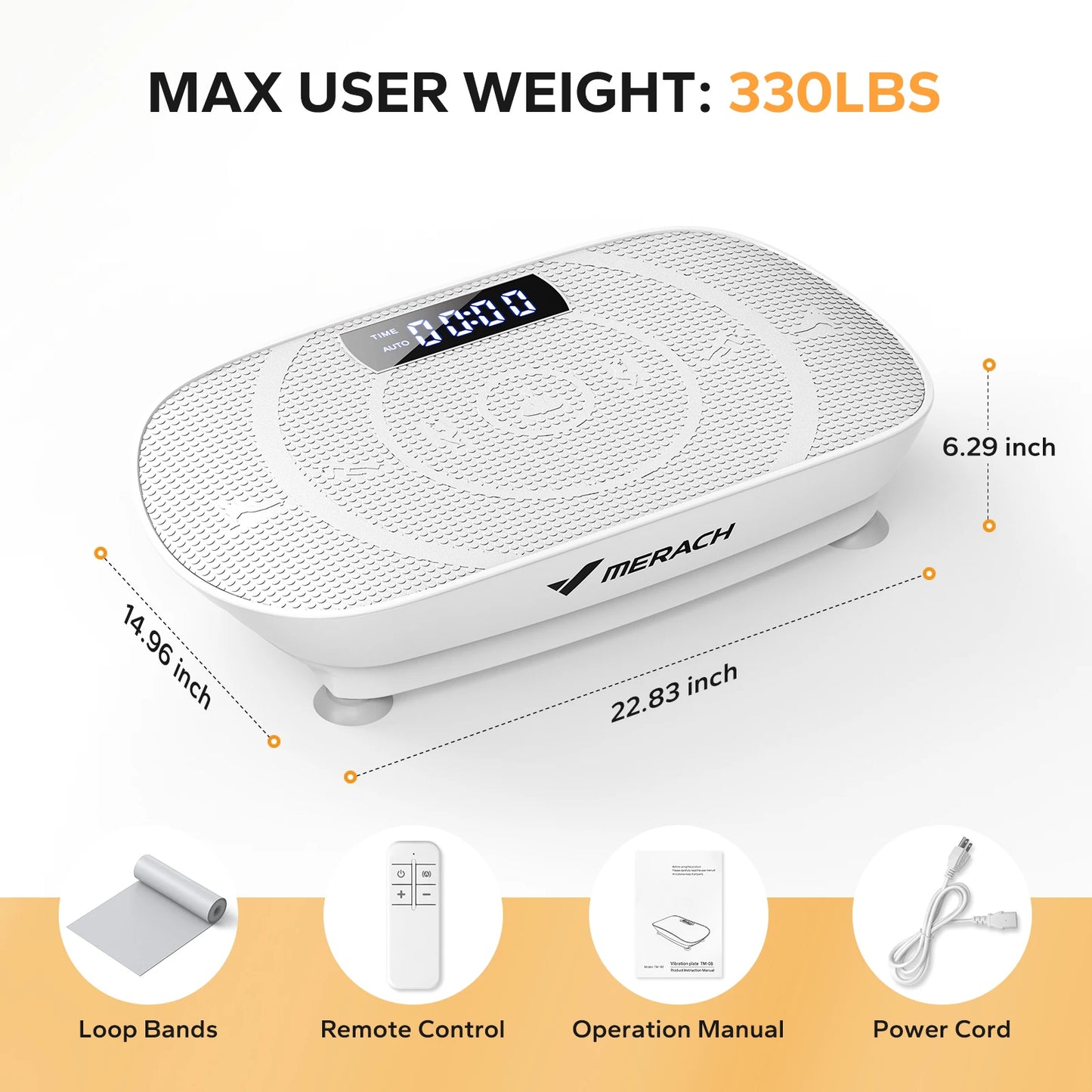Vibration Plate Exercise Machine for Whole Body Workouts