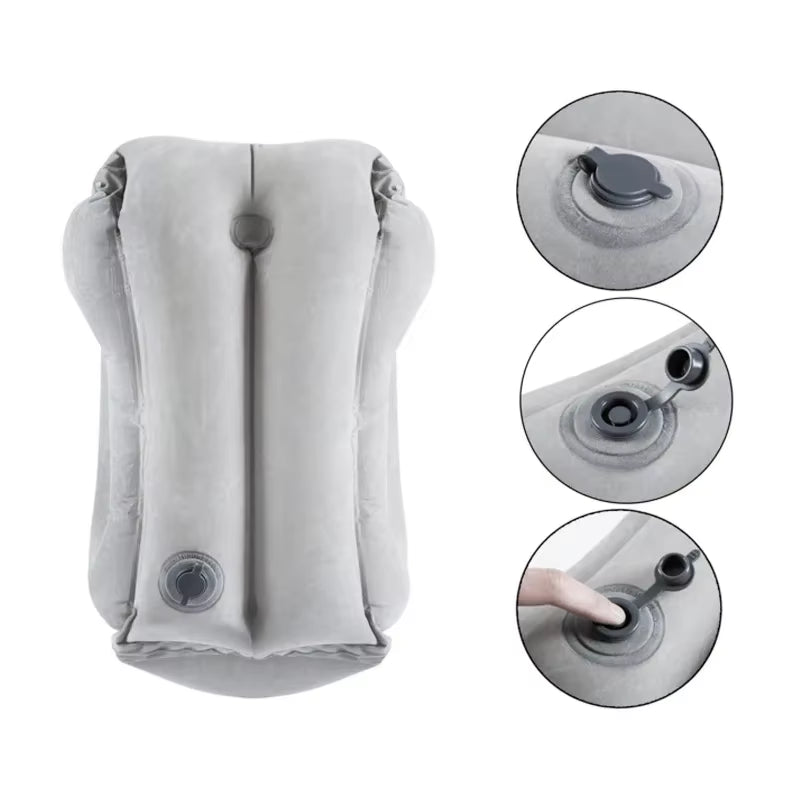  Inflatable Air Cushion Travel Pillow 