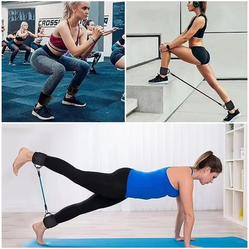 Resistance Fitness Bands Set Ankle Straps Unisex