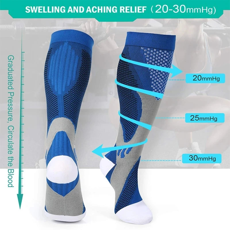 Nylon Fast Drying Compression Socks 