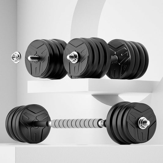 Adjustable Dumbbells Barbell Weight Set for Home Gym