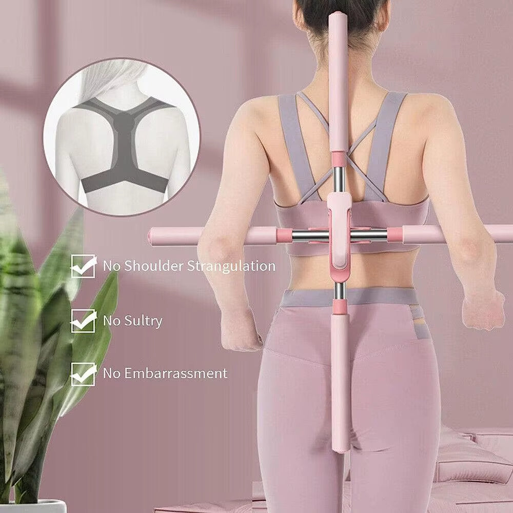  Yoga Pole Open Shoulder/Back Posture Corrector Stick 
