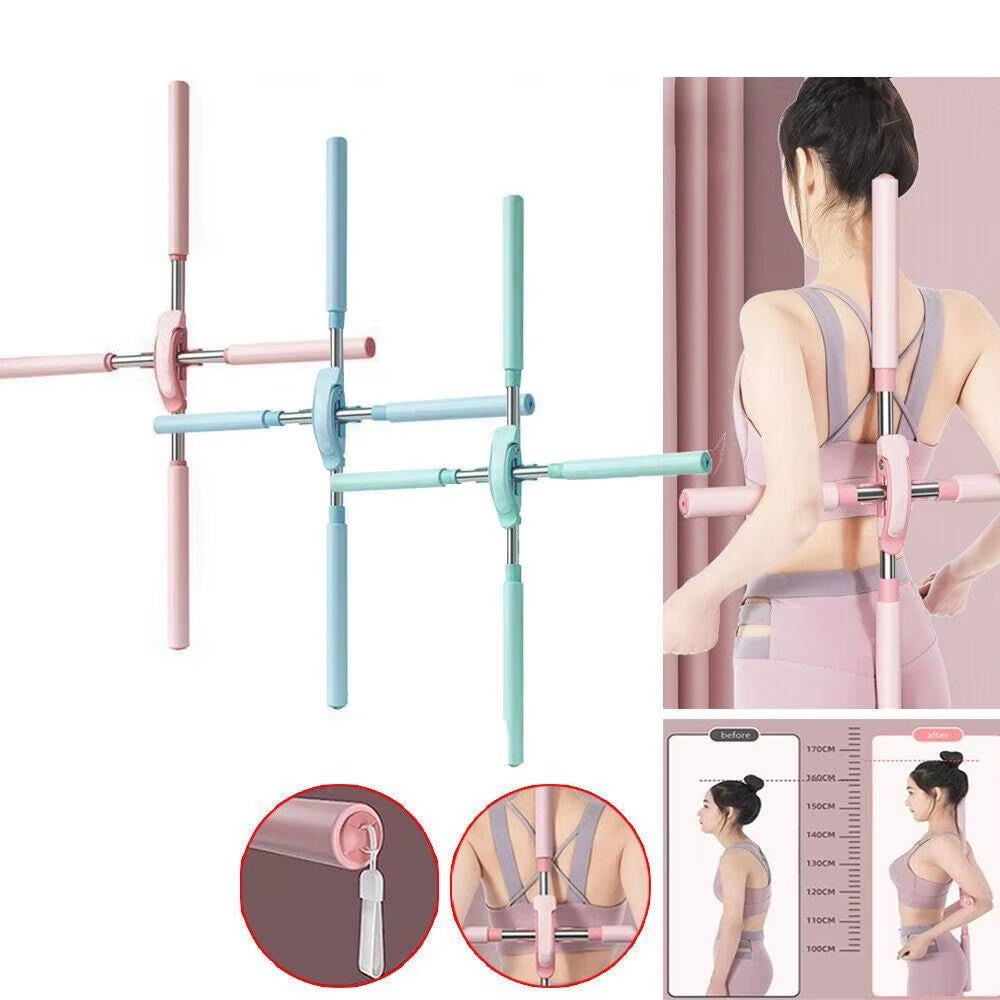  Yoga Pole Open Shoulder/Back Posture Corrector Stick 