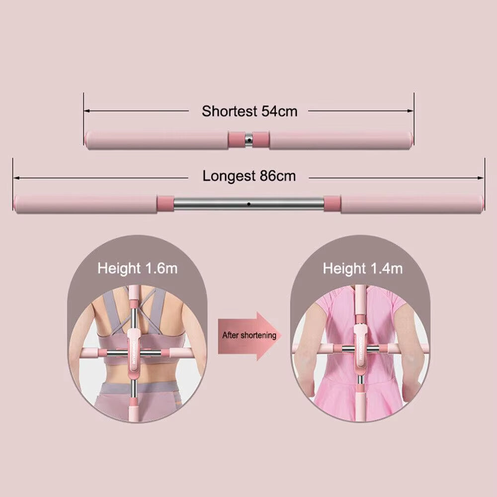  Yoga Pole Open Shoulder/Back Posture Corrector Stick 